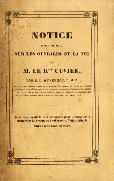 Fichier:Notice Cuvier (1833) Duvernoy.pdf