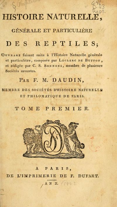 Histoire naturelle des reptiles (1802) Daudin, tome 1, page 9.jpg