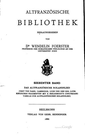 Das altfranzösische Rolandslied P C L (1886) Foerster n9.jpg