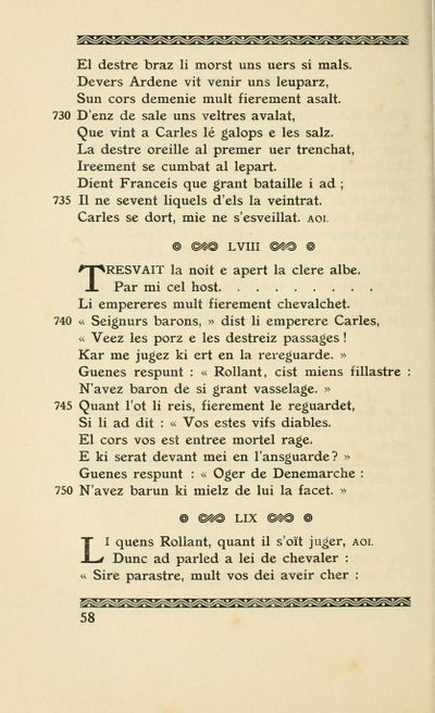 La chanson de Roland (1922) Bédier I. A. page 58.jpg