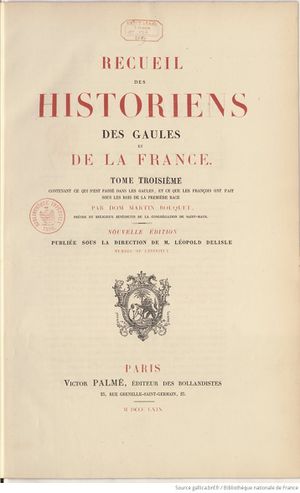 Historiens de France, tome 3, 1867, Gallica, page n9.jpeg