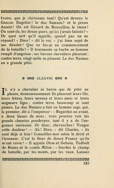 La chanson de Roland (1922) Bédier I. A. page 185.jpg