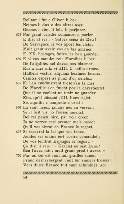 La chanson de Roland (1922) Bédier I. A. page 54.jpg