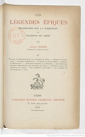 Légendes épiques Bédier 1913 Vol 4 f 11.jpg