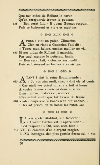 La chanson de Roland (1922) Bédier I. A. page 50.jpg
