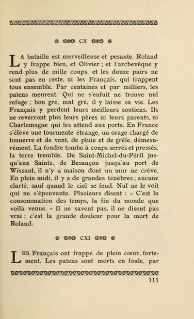 La chanson de Roland (1922) Bédier I. A. page 111.jpg