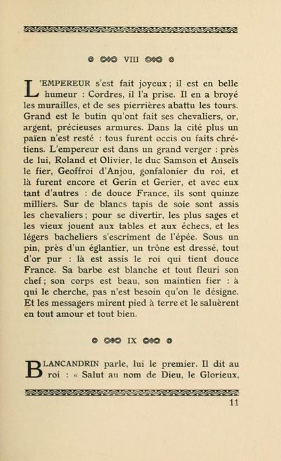 La chanson de Roland (1922) Bédier I. A. page 11.jpg