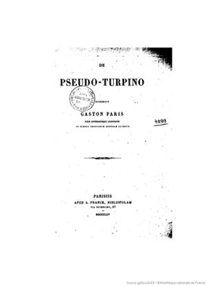De Pseudo-Turpino (1865) Paris, pages, f5.jpg