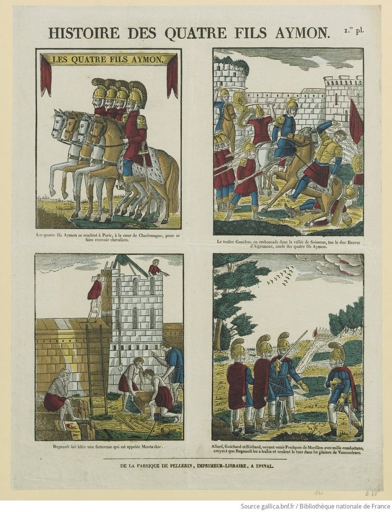 Histoire des quatre fils Aymon (1830) Georgin pl 1.jpg