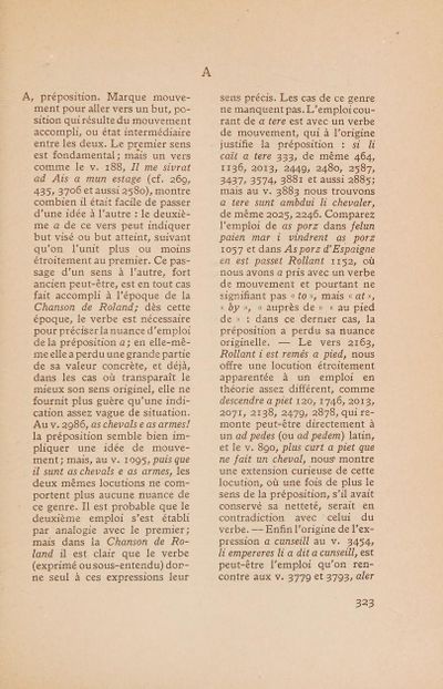 La chanson de Roland, commentaires (1927) Bédier, page 323.jpg