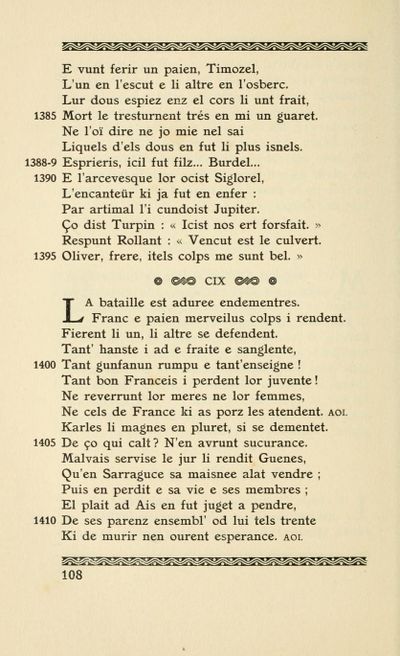 La chanson de Roland (1922) Bédier I. A. page 108.jpg