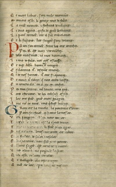 Chanson de Roland Manuscrit Chateauroux page 186.jpg