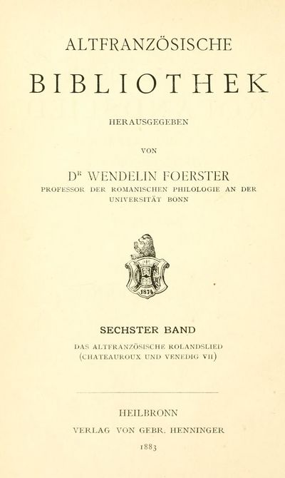 Das altfranzösische Rolandslied (1883) Foerster n 007.jpg