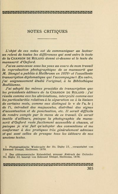 La chanson de Roland (1922) Bédier I. A. page 305.jpg
