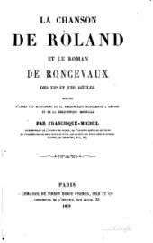 FPM, Chanson de Roland (1869) F. Michel, page de titre.jpg
