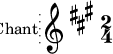 
\new ChoirStaff
\new Staff \with {
  midiInstrument = #"Flute"
  instrumentName = #"Chant"
  shortInstrumentName = #"C "
  } {
  \relative c' {  
   \time 2/4 \key a \major 
    \autoBeamOff
        
  }  } 
