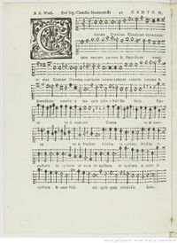 Libro primo de Motetti Bianchi 1620 Canto Monteverdi Cantate Domini.jpg