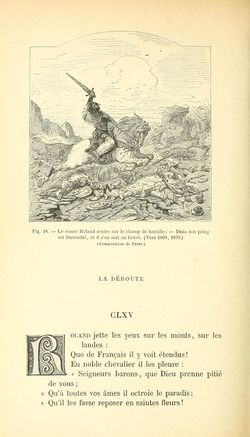 Chanson de Roland Gautier Populaire 1895 page 166.jpg