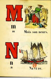 Alphabet amusant illustré (1873) Épinal, page 16.jpg