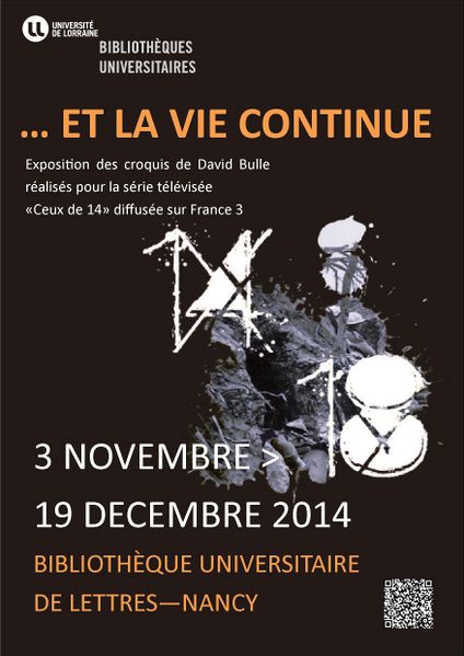 Fichier:Affiche 14 18 BUL 2015.jpg