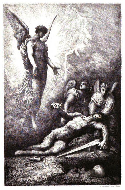 Gautier - La Chanson de Roland , 1872 - Vol. 1 - Illustration page 408.jpg