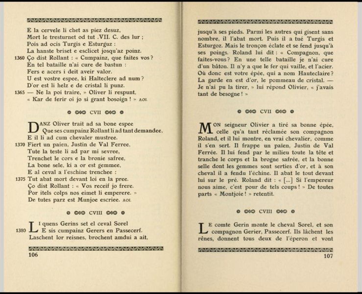 Fichier:Chanson de Roland Bedier Int Arch page 106.png