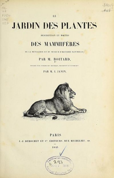 Jardin des plantes (1845) Boitard, page 11.jpg