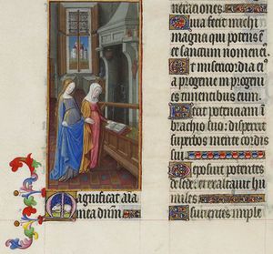 Le Magnificat dans Les Très Riches Heures du duc de Berry