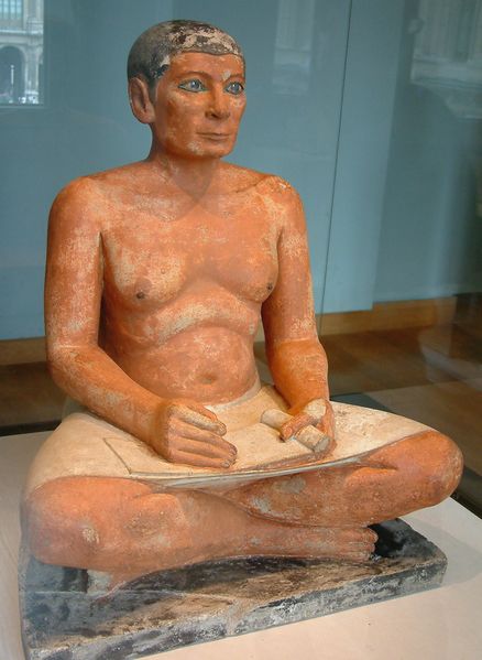 Fichier:Egypte louvre 285 scribe.jpg