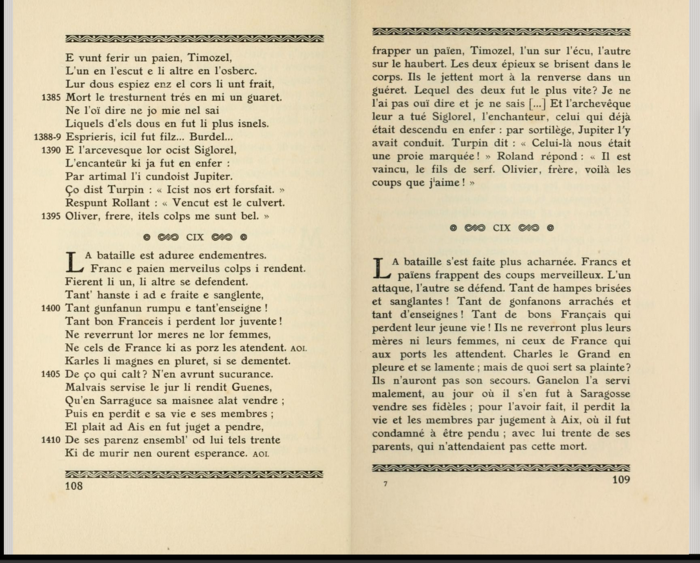 Chanson de Roland Bedier Int Arch page 108.png