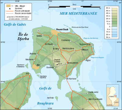 Djerba topographic map-fr.svg
