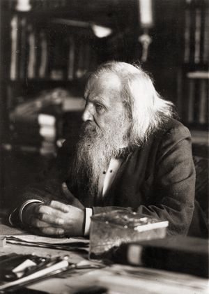 Le chimiste russe Dmitri Mendeleïev