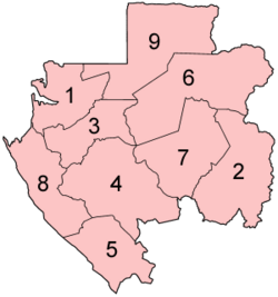 Gabon provinces numbered.png