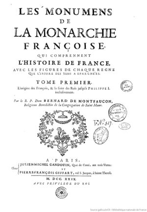 Les monumens de la monarchie françoise (Monfaucon 1729), Gal f2.jpg
