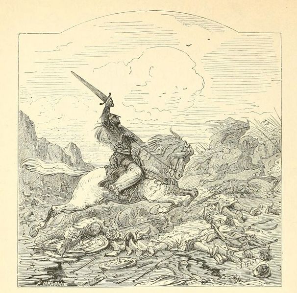 Fichier:Chanson de Roland Gautier 1895 page 166 fig.jpg