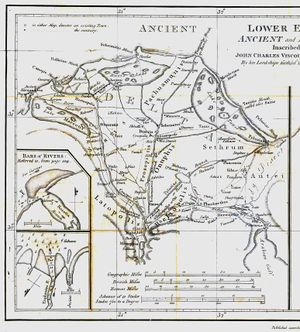 Ancient Nile delta.