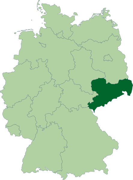File:Deutschland Lage von Sachsen.svg