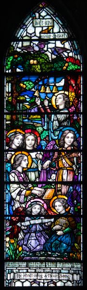 File:Dublin St. Patrick's Cathedral Ambulatory Southern Section Window Lift Up Your Hearts 2012 09 26.jpg