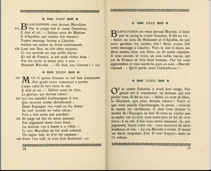 File:Chanson de Roland Bedier Int Arch page 34.jpg