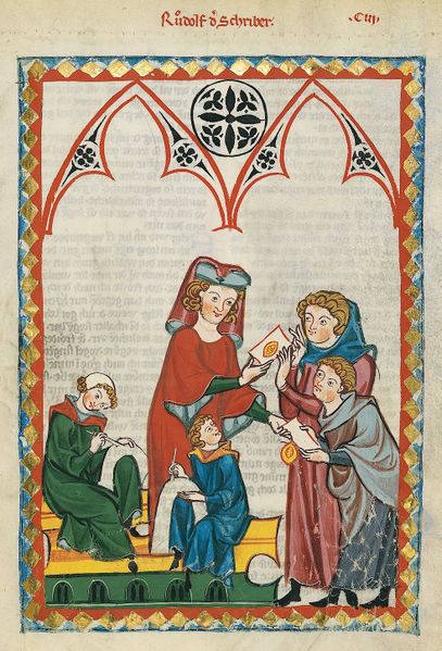 File:Codex Manesse 362r Rudolf der Schreiber.jpg