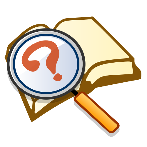 Question book magnify.svg